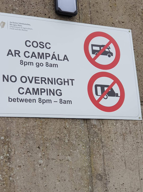 No camping Dunmore East