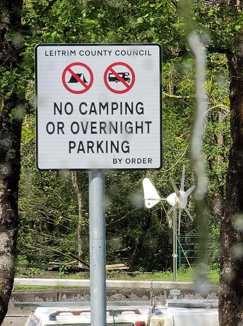 No camping Leitrim
