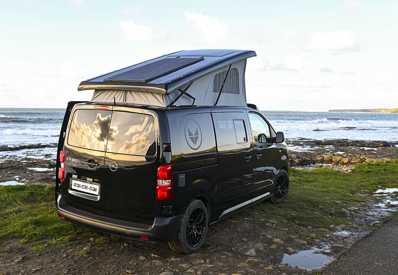 Vanderlust Vivaro e Camper compact while providing comfort and capacity in style